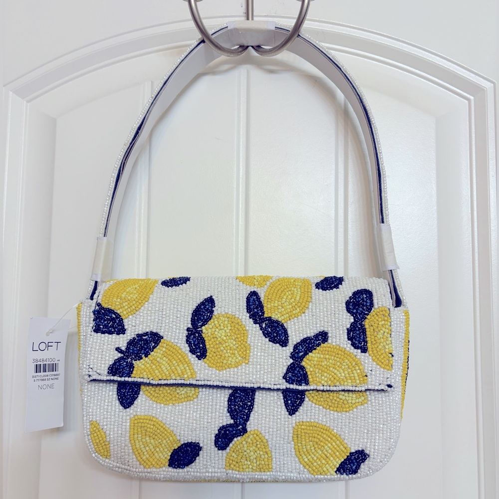 NWT Viral SOLD OUT Lemon 🍋 Beaded Bag 💛